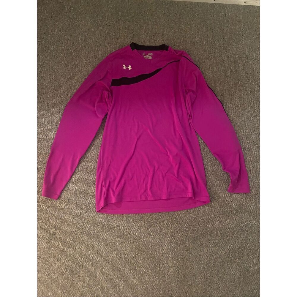 Under Armour Women’s M Pink Long‎ Sleeve HeatGear Sports Shirt